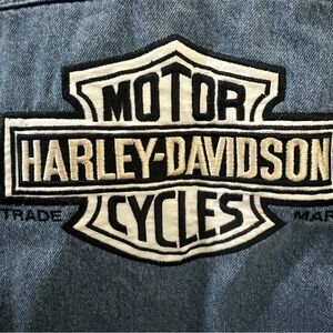 Harley-Davidson Blue Denim Vest